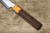 Nigara SPG-STRIX Damascus Hammered RS8M Japanese Chef's Petty Knife(Utility) 150mm with Light-Brown-Ring Rosewood Handle 