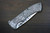 Nigara Folding R2(SG2) Kurouchi Hammered Petty Knife(Utility) 100mm with Black Carbon Handle 