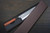 Yoshimi Kato R2 HYO Hammered RS8EB Japanese Chef's Gyuto Knife 210mm with Ebony-Ring Octagonal Handle 