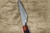 Yu Kurosaki R2(SG2) Hammered JUHYO WA RS8H Japanese Chef's Slicer(Sujihiki) 270mm with Brown-Ring Octagonal Handle 