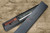 Yu Kurosaki R2(SG2) Hammered JUHYO WA RS8H Japanese Chef's Slicer(Sujihiki) 240mm with Brown-Ring Octagonal Handle 