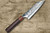Yu Kurosaki R2(SG2) Hammered JUHYO WA RS8H Japanese Chef's Bunka Knife 165mm with Brown-Ring Octagonal Handle 