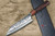 Yu Kurosaki R2(SG2) Hammered JUHYO WA RS8H Japanese Chef's Bunka Knife 165mm with Brown-Ring Octagonal Handle 