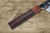 Yu Kurosaki R2(SG2) Hammered JUHYO WA RS8H Japanese Chef's Bunka Knife 165mm with Brown-Ring Octagonal Handle 