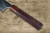 Yu Kurosaki R2(SG2) Hammered JUHYO WA RS8H Japanese Chef's Bunka Knife 165mm with Brown-Ring Octagonal Handle 