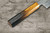 Okeya VG10 Hammered OK8B Japanese Chef's Santoku Knife 165mm with Urushi Lacquered Oak Handle 