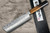 Okeya VG10 Hammered OK8B Japanese Chef's Nakiri(Vegetable) 165mm with Urushi Lacquered Oak Handle 