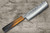Okeya VG10 Hammered OK8B Japanese Chef's Nakiri(Vegetable) 165mm with Urushi Lacquered Oak Handle 