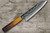 Okeya SPG-STRIX Damascus OK8B Japanese Chef's Bunka Knife 185mm with Urushi Lacquered Oak Handle 