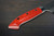 Takeshi Saji R2 Diamond Finish Damascus MCRB-NNM Japanese Chef's Slicer(Sujihiki) 240mm with Dark-Red Micarta Handle Nomura Special 