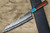 Yu Kurosaki R2(SG2) Hammered SENKO-EI WA RSTCA Japanese Chef's Gyuto Knife 210mm with Blue Turquoise & Rosewood Handle 