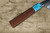 Yu Kurosaki R2(SG2) Hammered SENKO-EI WA RSTCA Japanese Chef's Gyuto Knife 180mm with Blue Turquoise & Rosewood Handle 