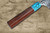 Yu Kurosaki R2(SG2) Hammered SENKO-EI WA RSTCA Japanese Chef's Santoku Knife 170mm with Blue Turquoise & Rosewood Handle 