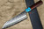 Yu Kurosaki R2(SG2) Hammered SENKO-EI WA RSTCA Japanese Chef's Bunka Knife 165mm with Blue Turquoise & Rosewood Handle  Yu Kurosaki R2(SG2) Hammered SENKO-EI WA RSTCA Japanese Chef's Bunka Knife 165mm with Blue Turquoise & Rosewood Handle