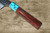 Yu Kurosaki R2(SG2) Hammered SENKO-EI WA RSTCA Japanese Chef's Bunka Knife 165mm with Blue Turquoise & Rosewood Handle  Yu Kurosaki R2(SG2) Hammered SENKO-EI WA RSTCA Japanese Chef's Bunka Knife 165mm with Blue Turquoise & Rosewood Handle