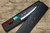 Yu Kurosaki R2(SG2) Hammered SENKO-EI WA RSTCA Japanese Chef's Bunka Knife 165mm with Blue Turquoise & Rosewood Handle 
