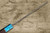 Yu Kurosaki R2(SG2) Hammered SENKO-EI WA RSTCA Japanese Chef's Nakiri(Vegetable) 165mm with Blue Turquoise & Rosewood Handle 