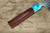 Yu Kurosaki R2(SG2) Hammered SENKO-EI WA RSTCA Japanese Chef's Nakiri(Vegetable) 165mm with Blue Turquoise & Rosewood Handle 