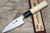 Sakai Takayuki Aoniko Blue 2 Steel Kurouchi Chef's Aji-Kiri 90mm 