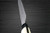 Takeshi Saji R2(SG2) Black Damascus DHW Japanese Chef's Petty Knife(Utility) 150mm with White Antler Handle