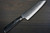 Sakai Takayuki SEIGAIHA Grand Chef Damascus Japanese Chef's Santoku Knife 180mm with Double-Metal Black Wood Handle [45 Layered Damascus & Wave] 