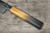 Okeya Gingami No.3 Damascus OK8B Japanese Chef's Santoku Knife 165mm with Urushi Lacquered Oak Handle 