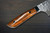 Takeshi Saji SRS13 Mirror Hammered Damascus IRN Japanese Chef's Santoku Knife 180mm with Desert Ironwood Handle 