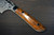Takeshi Saji SRS13 Mirror Hammered Damascus IRN Japanese Chef's Santoku Knife 180mm with Desert Ironwood Handle 