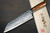 Takeshi Saji SRS13 Mirror Hammered Damascus IRN Japanese Chef's Bunka Knife 180mm with Desert Ironwood Handle 