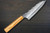 Yu Kurosaki R2(SG2) Hammered SENKO-EI WA OL8N Japanese Chef's Bunka Knife 165mm with Olive Handle [Natural Finish] 