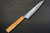 Yu Kurosaki R2(SG2) Hammered SENKO-EI WA OL8N Japanese Chef's Petty Knife(Utility) 150mm with Olive Handle [Natural Finish] 