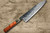 Kisuke Manaka ENN Blue#1 Kurouchi Hammered KRBFW Japanese Chef's Gyuto Knife 270mm with White Buffalo Ferrule Karin Lump Handle 