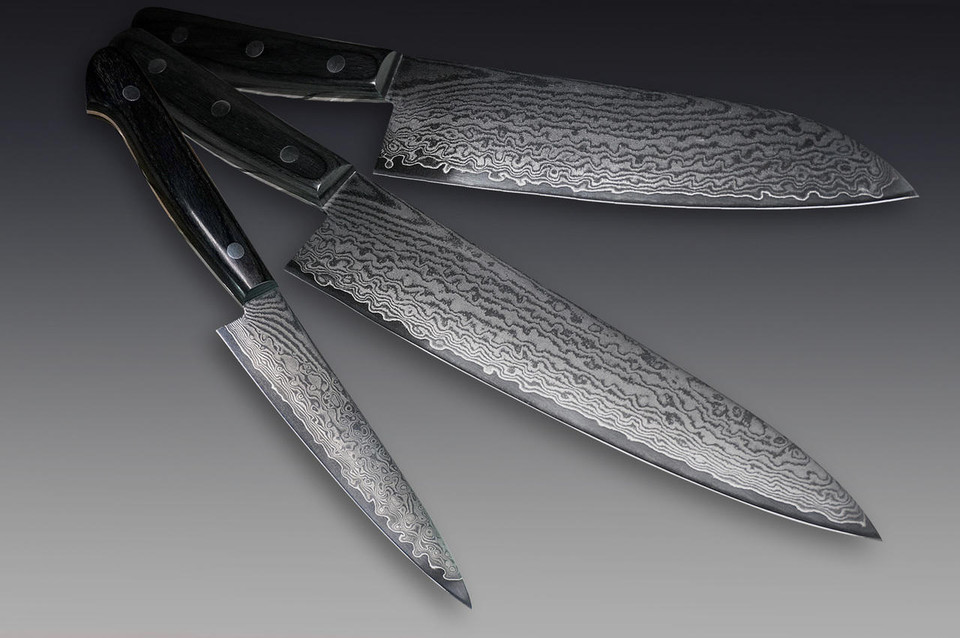 Iseya Gseries 33 Layer VG10 Damascus Japanese Chef's Gyuto Knife