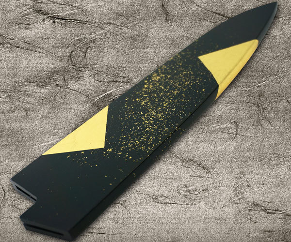 main Saya Sheath with Genuine 24K Japanese Gold Leaf