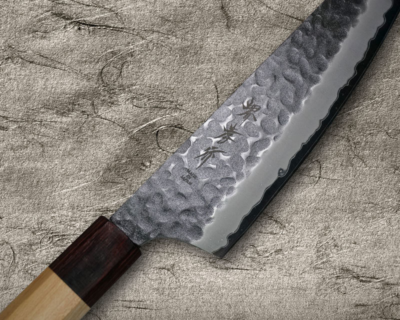 Kanetsune KC-950 DSR-1K6 Stainless Hammered Japanese Chef's Knife SET  (Gyuto180-Slicer210-Santoku-Vegetable-Petty-Mini Deba)