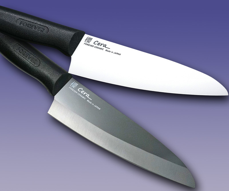 FOREVER Ceramic Kitchen Knife F-7065(SC-14WB) - Globalkitchen Japan