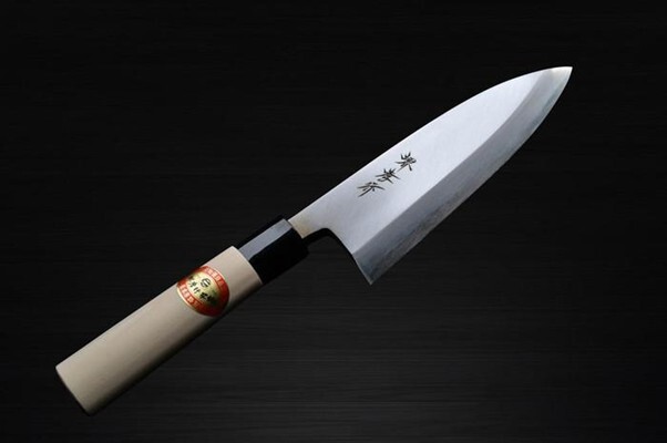 Sakai Takayuki Kasumi-toji (White Steel) Deba Knife 165mm