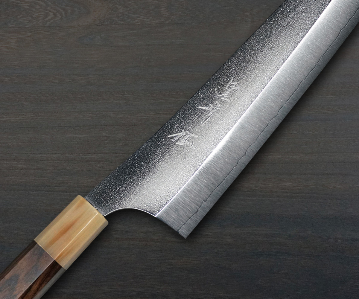 Kei Kobayashi R2 Special Finished CS Japanese Chef's Knife SET  (Gyuto210-Slicer-Bunka-Vegetable-Petty) with Red Lacquered Wood Handle