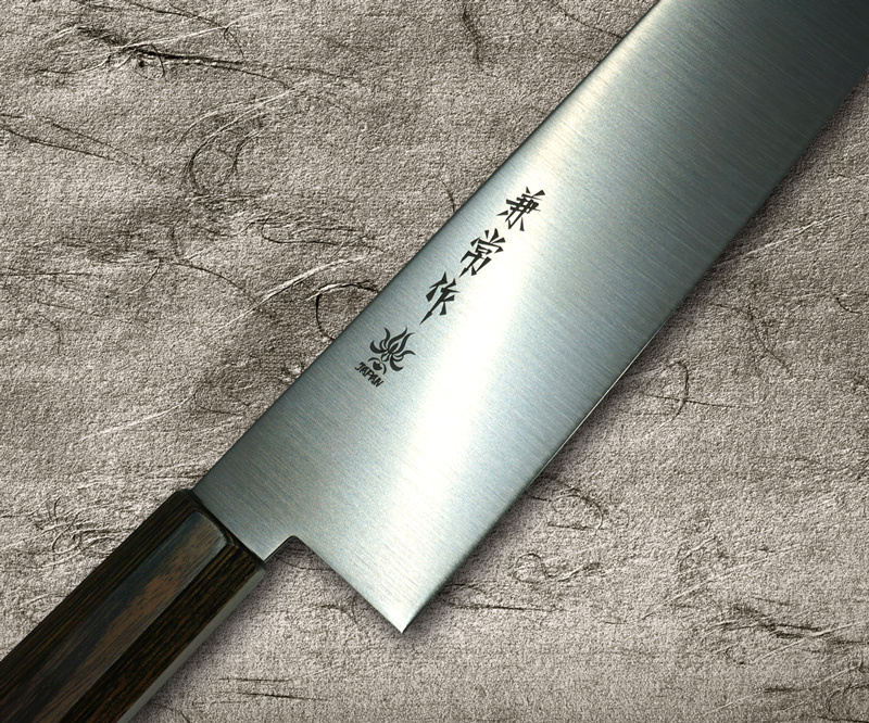 Kanetsune Seki Japan KC-096 High Carbon Steel 220mm Rosewood Chinese Cleaver  Knife - Kanetsune USA