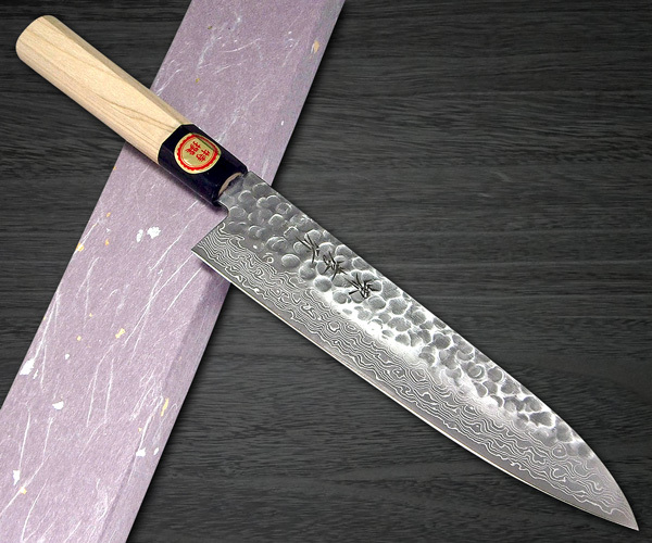 Sakai Takayuki 45-Layer Damascus Buffalo Tsuba Japanese Chef's