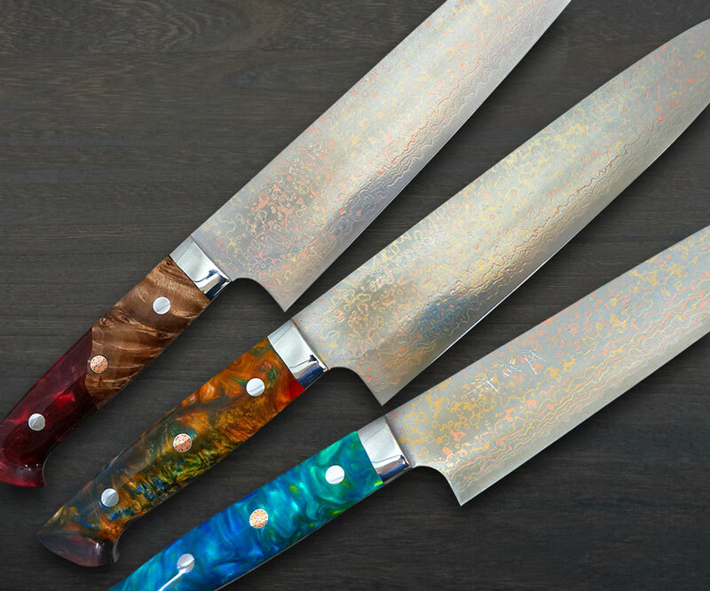 Shiso Green Chef's Knife Set