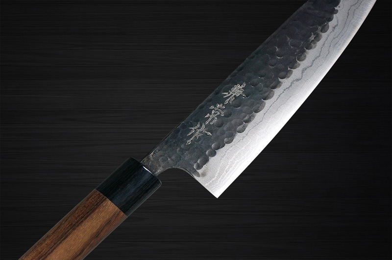 Kanetsune KC-950 DSR-1K6 Stainless Hammered Japanese Chef's Knife SET  (Gyuto180-Slicer210-Santoku-Vegetable-Petty-Mini Deba)