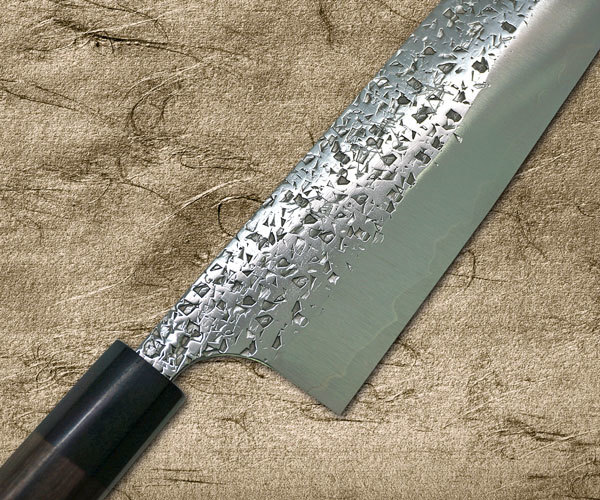 Kanetsune KC-950 DSR-1K6 Stainless Hammered Japanese Chef's Knife SET  (Gyuto180-Slicer210-Santoku-Vegetable-Petty-Mini Deba)