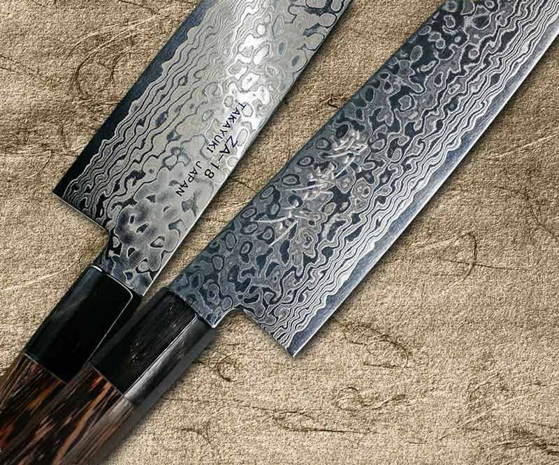 Sakai Takayuki Ginga 69 Layers ZA-18 Damascus Gyuto 240 mm