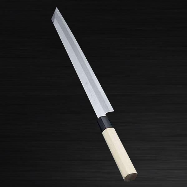 Sakai Jikko Jyosaku Shiroko White No.2 steel Japanese Chefs Kiritsuke-YanagibaSashimi 240mm