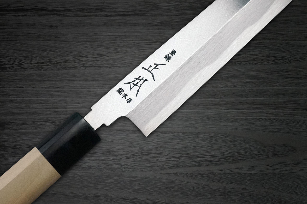 ひかkin Masamoto KS Honkasumi Gyokuhaku-ko Japanese Chef's Yanagiba