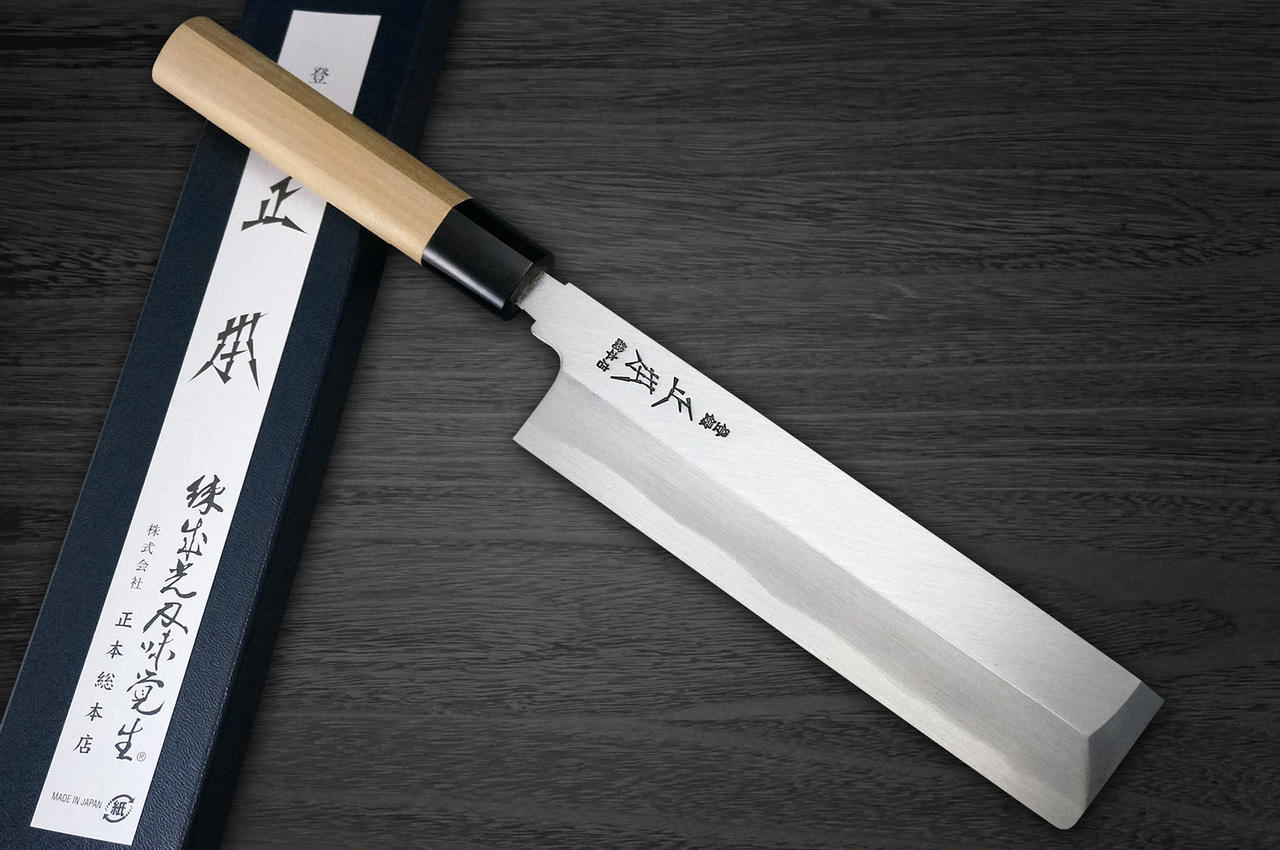 正本 Masamoto KS 本霞 白鋼 和牛刀 240mm [KS3124] Masamoto KS Series - Wa Gyuto Knives | JapaneseChefsKnife