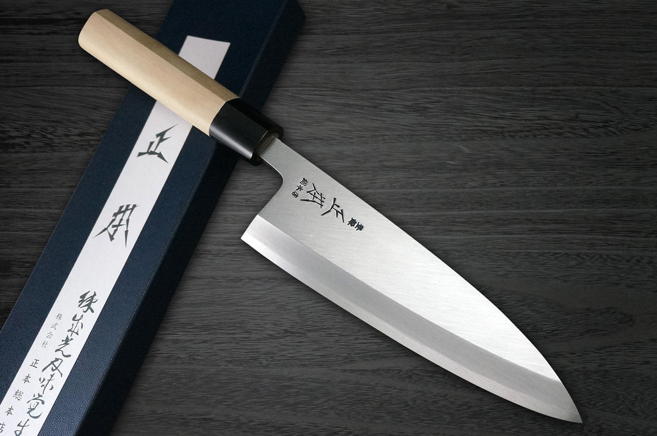 Masamoto KS Honkasumi Gyokuhaku-ko Japanese Chef's Deba Knife