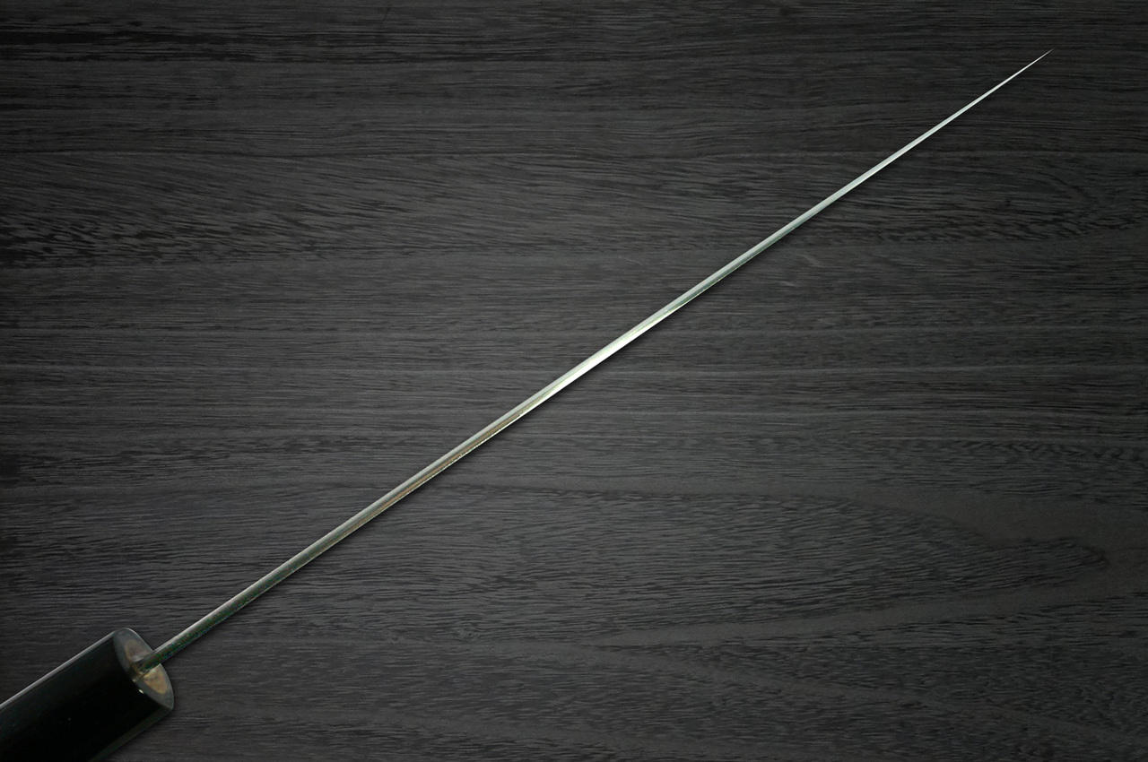 正本KS Honkasumi 玉白子水牛镡日本厨师用行头刀240mm KS3124