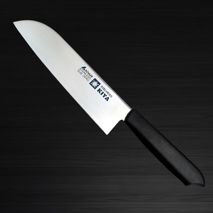 kiwaです。 Kiya New Edelweiss No.120 Japanese Chef's Santoku Knife 170mm